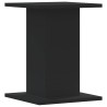 Supports pour plantes 2 pcs noir 30x30x40 cm bois d'ingénierie 