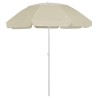 Parasol de plage jaune sable 300 cm 