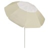 Parasol de plage jaune sable 300 cm 