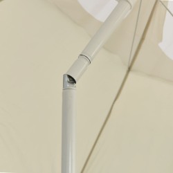Parasol de plage jaune sable 300 cm 