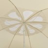 Parasol de plage jaune sable 300 cm 