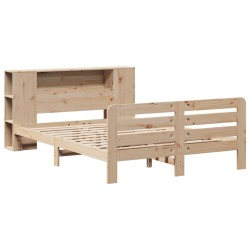 Cadre de lit sans matelas 120x190 cm bois de pin massif 