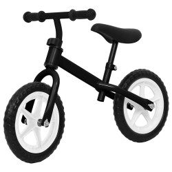Vélo d'équilibre roues de 11 pouces noir 