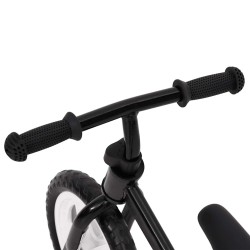 Vélo d'équilibre roues de 11 pouces noir 