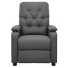 Fauteuil Gris clair Tissu 