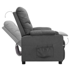 Fauteuil Gris clair Tissu 