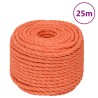 Corde de travail Orange 24 mm 25 m Polypropylène 