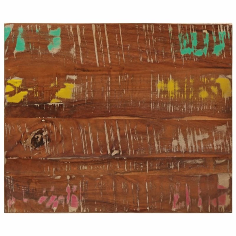 Dessus de table 60x50x2,5 cm rectangulaire bois massif récupéré 