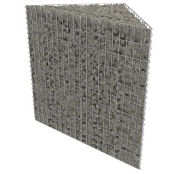 Lit surélevé à gabion Acier galvanisé 75x75x50 cm 