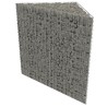 Lit surélevé à gabion Acier galvanisé 75x75x50 cm 