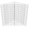 Lit surélevé à gabion Acier galvanisé 75x75x50 cm 