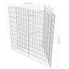 Lit surélevé à gabion Acier galvanisé 75x75x50 cm 