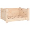 Lit pour chien 55,5x45,5x28 cm Bois massif de pin 
