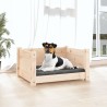 Lit pour chien 55,5x45,5x28 cm Bois massif de pin 