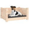 Lit pour chien 55,5x45,5x28 cm Bois massif de pin 