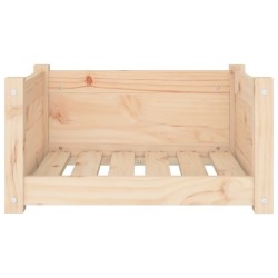 Lit pour chien 55,5x45,5x28 cm Bois massif de pin 