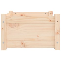 Lit pour chien 55,5x45,5x28 cm Bois massif de pin 
