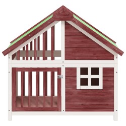 Chenil moka 96x60,5x87 cm bois de pin solide 