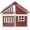 Chenil moka 96x60,5x87 cm bois de pin solide 