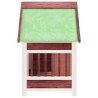 Chenil moka 96x60,5x87 cm bois de pin solide 