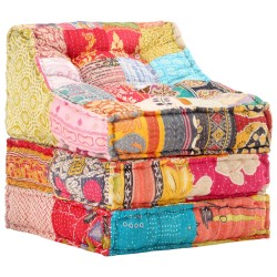 Pouf modulaire Patchwork Tissu 