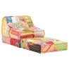 Pouf modulaire Patchwork Tissu 