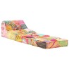 Pouf modulaire Patchwork Tissu 