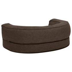 Matelas de lit ergonomique de chien 60x42 cm Polaire aspect lin 