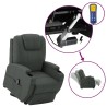Fauteuil Gris Similicuir 