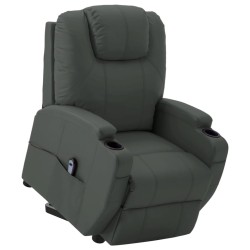 Fauteuil Gris Similicuir 