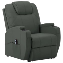 Fauteuil Gris Similicuir 