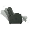 Fauteuil Gris Similicuir 