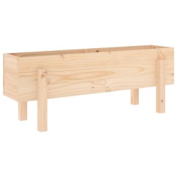 Lit surélevé de jardin 101x30x38 cm bois de pin massif 