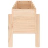 Lit surélevé de jardin 101x30x38 cm bois de pin massif 