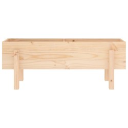 Lit surélevé de jardin 101x30x38 cm bois de pin massif 