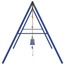 Ensemble de balançoire d'extérieur avec balançoires et échelle 