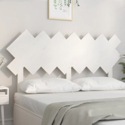 Tête de lit Blanc 151,5x3x81 cm Bois massif de pin 
