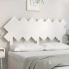 Tête de lit Blanc 151,5x3x81 cm Bois massif de pin 