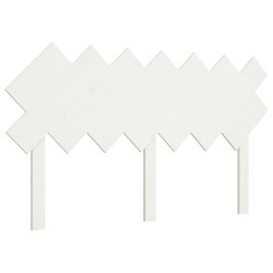 Tête de lit Blanc 151,5x3x81 cm Bois massif de pin 