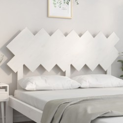 Tête de lit Blanc 151,5x3x81 cm Bois massif de pin 