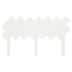 Tête de lit Blanc 151,5x3x81 cm Bois massif de pin 