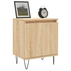 Tables de chevet 2pcs chêne sonoma 40x30x50cm bois d'ingénierie 