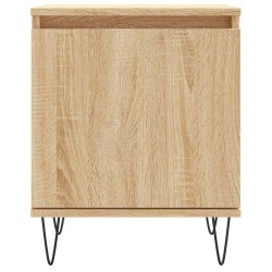 Tables de chevet 2pcs chêne sonoma 40x30x50cm bois d'ingénierie 