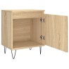 Tables de chevet 2pcs chêne sonoma 40x30x50cm bois d'ingénierie 
