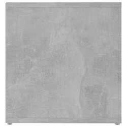 Meuble TV gris béton 72x35x36,5 cm bois d’ingénierie 