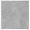 Meuble TV gris béton 72x35x36,5 cm bois d’ingénierie 
