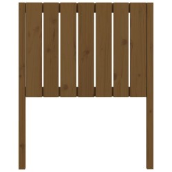 Tête de lit Marron miel 80,5x4x100 cm Bois massif de pin 