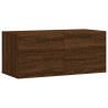 Armoire murale chêne marron 80x36,5x35 cm bois d'ingénierie 