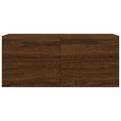 Armoire murale chêne marron 80x36,5x35 cm bois d'ingénierie 
