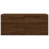 Armoire murale chêne marron 80x36,5x35 cm bois d'ingénierie 